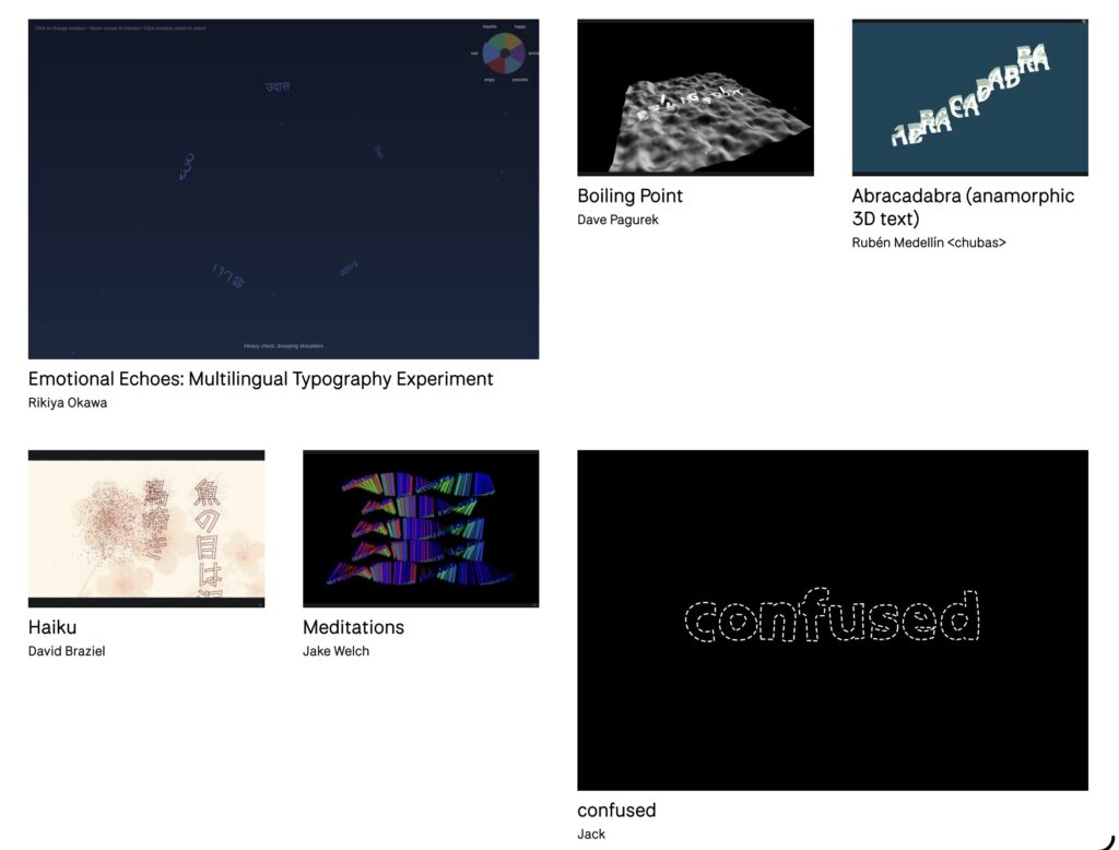 P5.js creative use cases - p5.js website - p5.js course at ynac